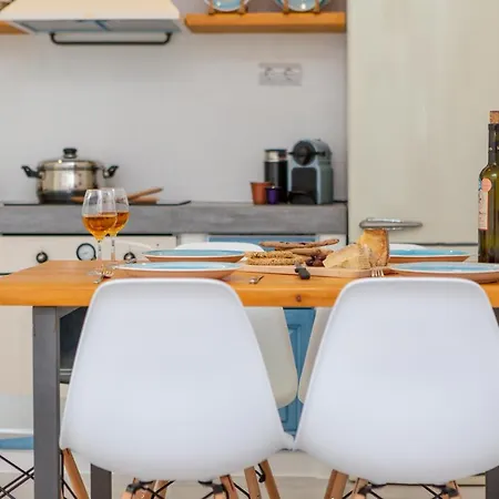 Lejlighed Elaya Cycladic Apartment, Naxos Town, By Naxosvibe